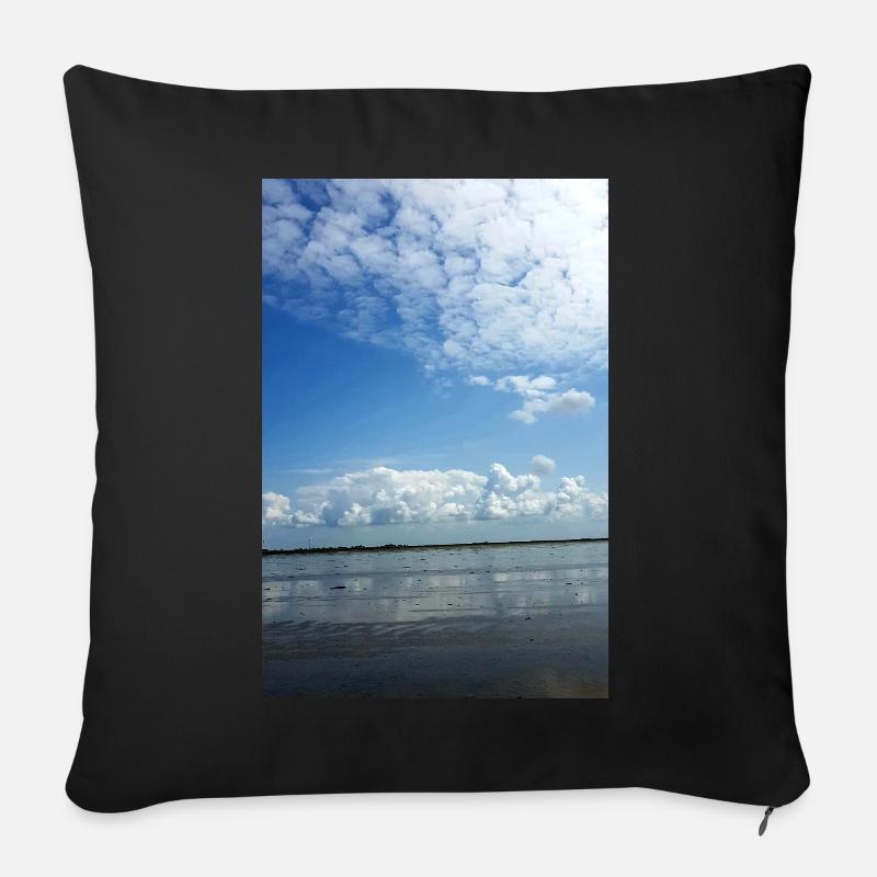 JensJensen - Sofakissen mit Füllung 45 x 45 cm - Schwarz