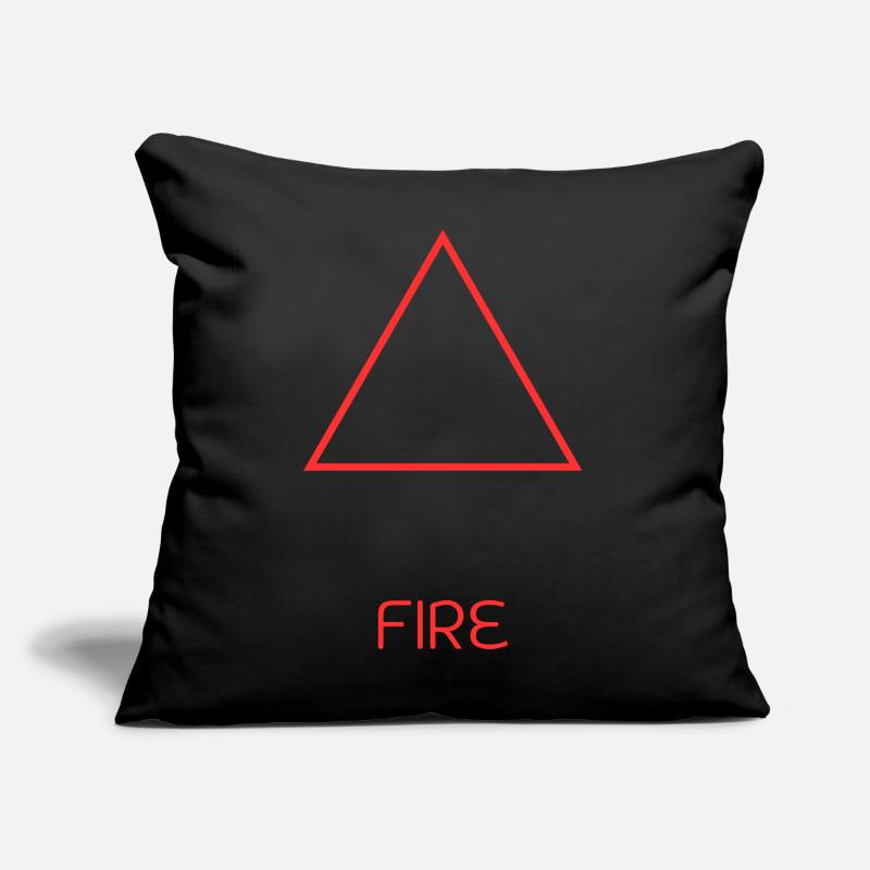 Élément Du Feu Coussin et housse de 45 x 45 cm