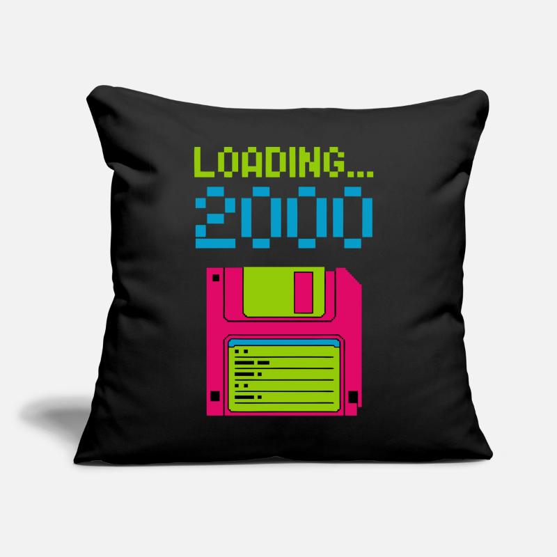 Loading 2000 Disketten-Design Retro Pixel Design Sofakissen mit Füllung 45 x 45 cm