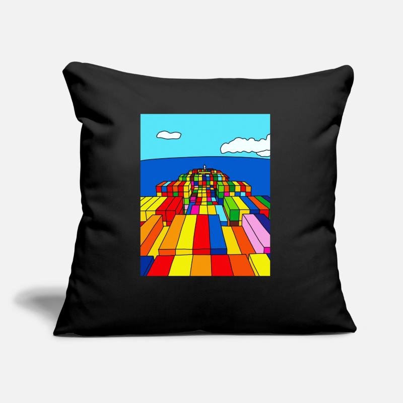 Container Ship Sofa pillow with filling 45cm x 45cm
