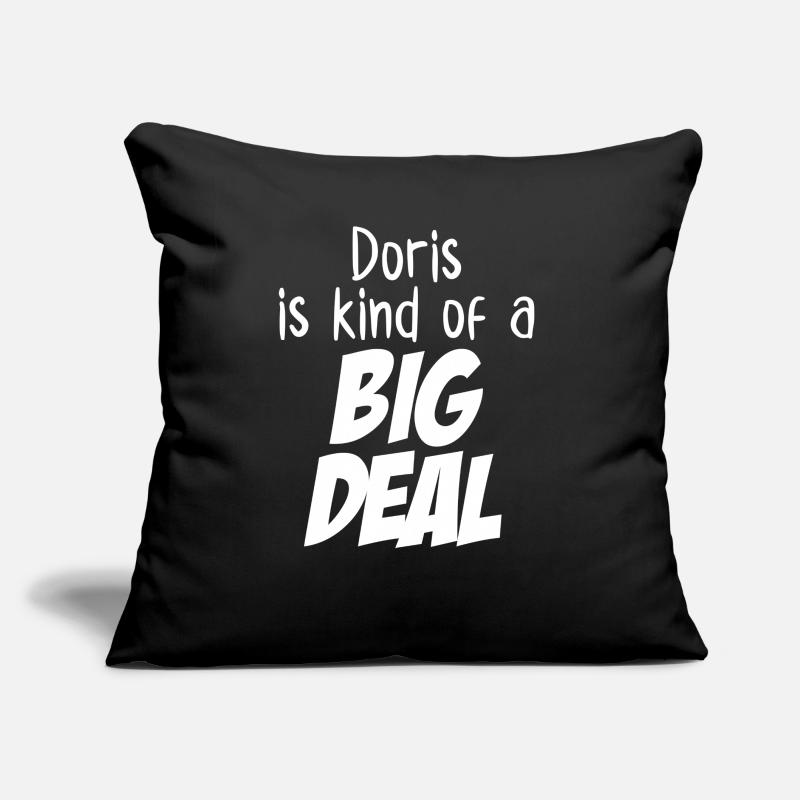 Doris ist eine große Sache Sofakissen mit Füllung 45 x 45 cm