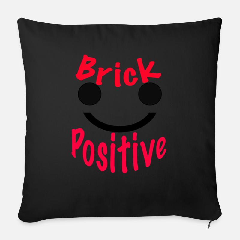 Positive - Sofakissen mit Füllung 45 x 45 cm - Schwarz