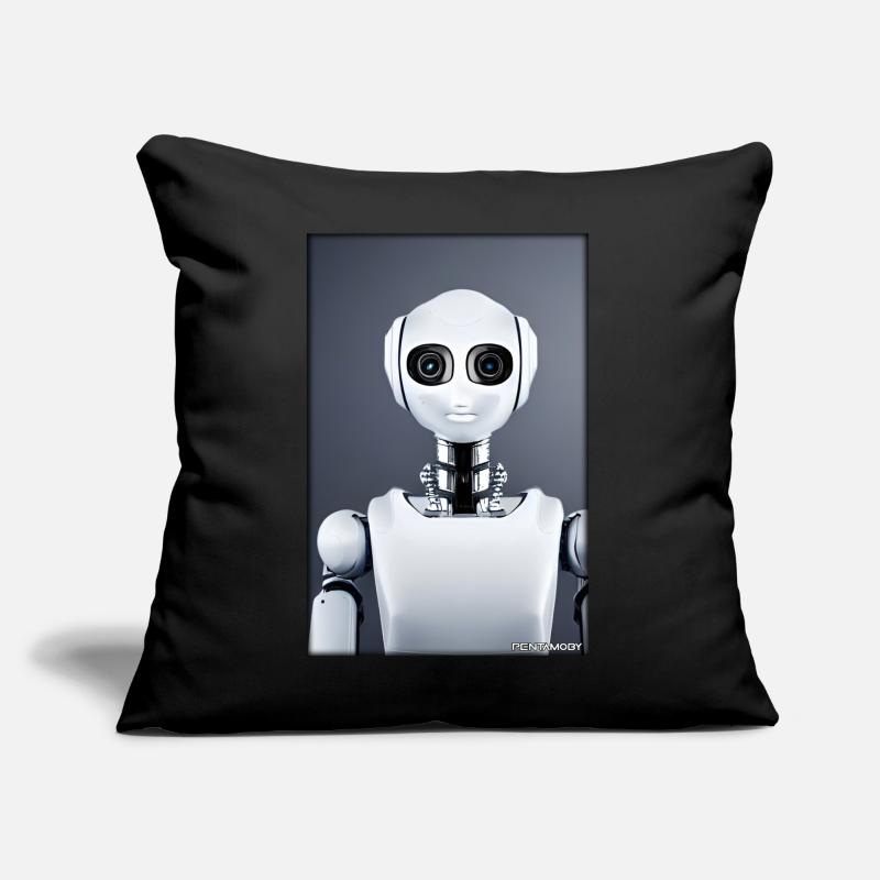 Robot Future Technology Science Android Coussin et housse de 45 x 45 cm