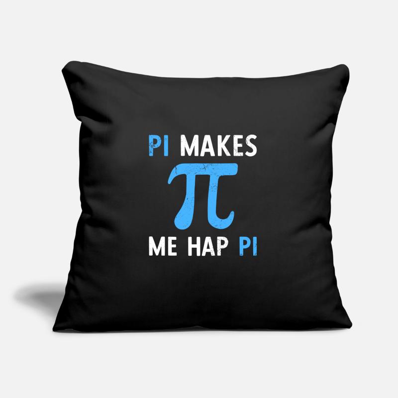 Math Pi Makes Me Hap Pi Sofakissen mit Füllung 45 x 45 cm