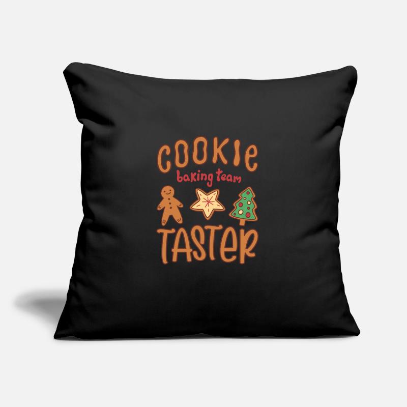 Cuisson de biscuits Équipe de cuisson Biscuits de dégustation Coussin et housse de 45 x 45 cm