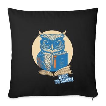 BACK to SCHOOL Start of School Pupils - Sofa pillow with filling 45cm x 45cm - black - Front