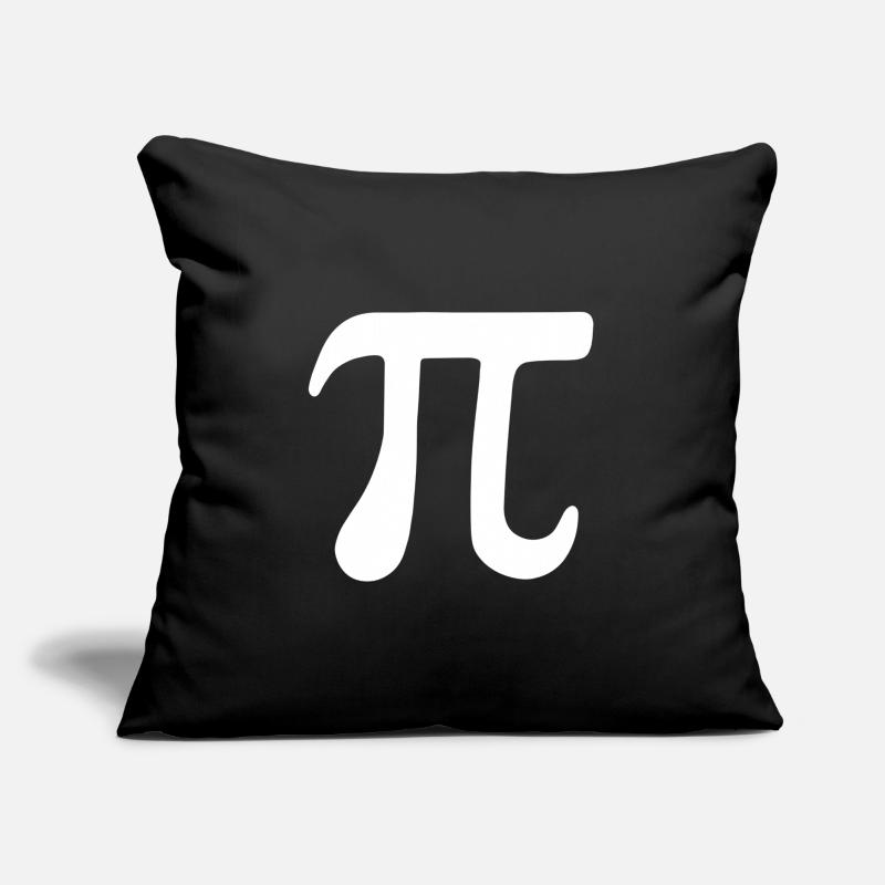 Math Pi-Symbol Pi Sofakissen mit Füllung 45 x 45 cm