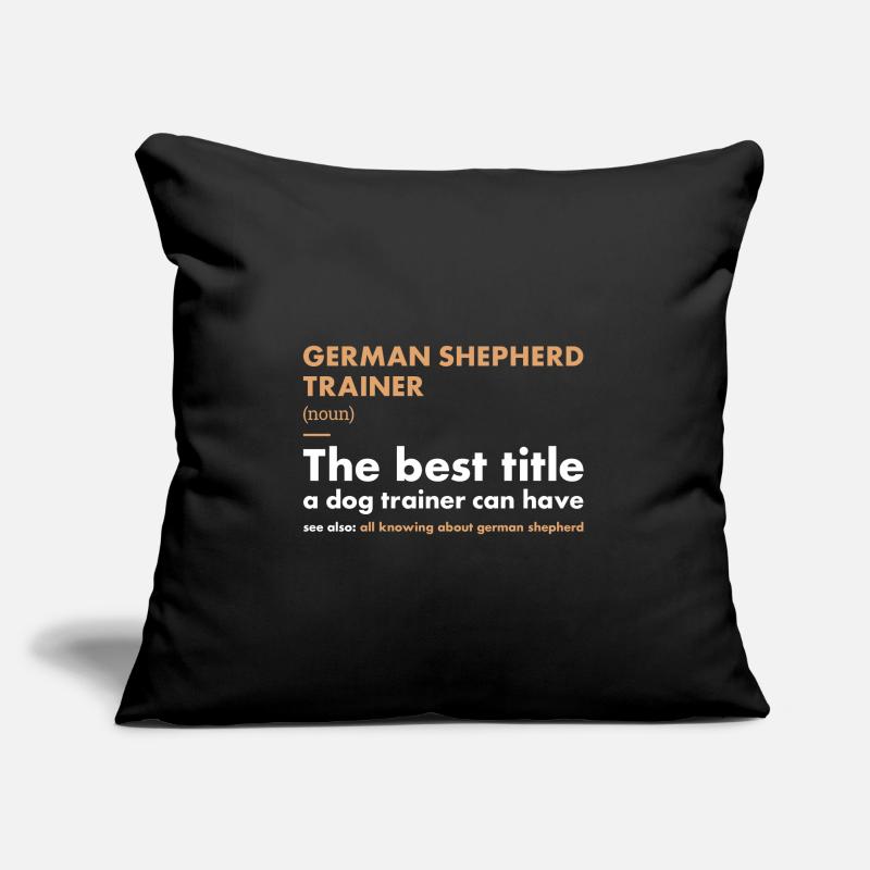 German Shepherd Trainer Definiton Sofa pillow with filling 45cm x 45cm