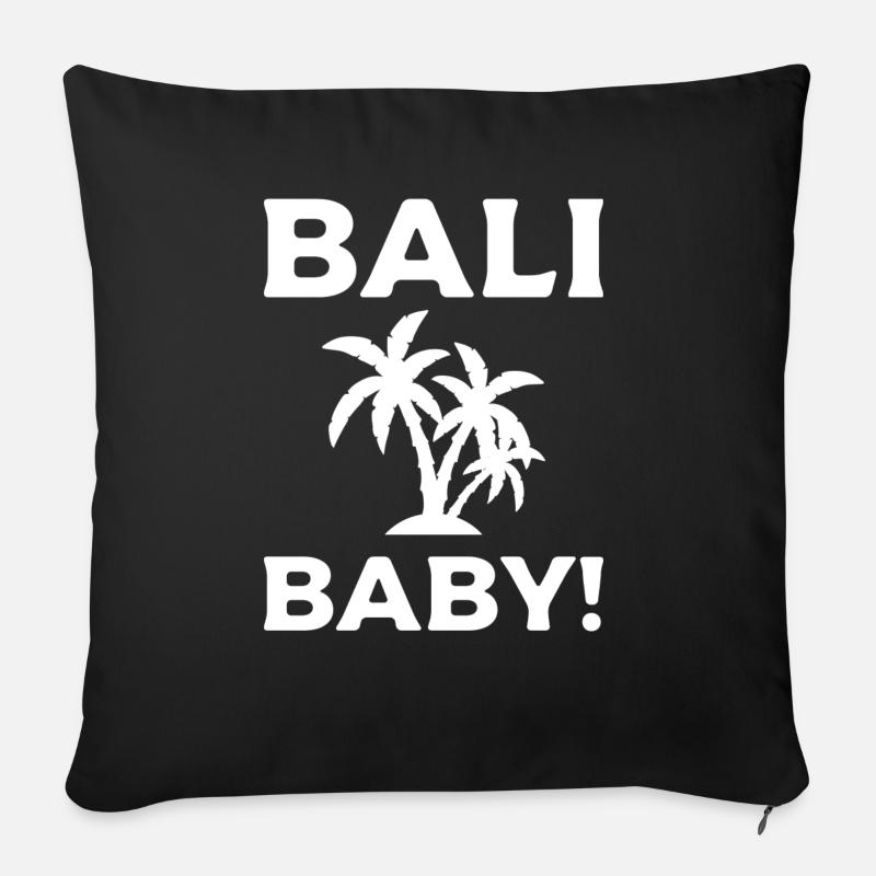 Bali - Sofakissen mit Füllung 45 x 45 cm - Schwarz