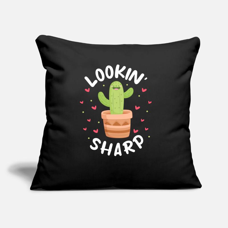 Lookin' sharp cactus Sofa pillow with filling 45cm x 45cm