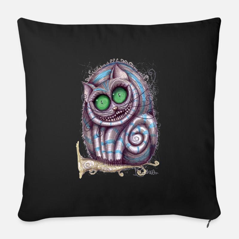 Sorcière Art 2 - Coussin et housse de 45 x 45 cm - noir