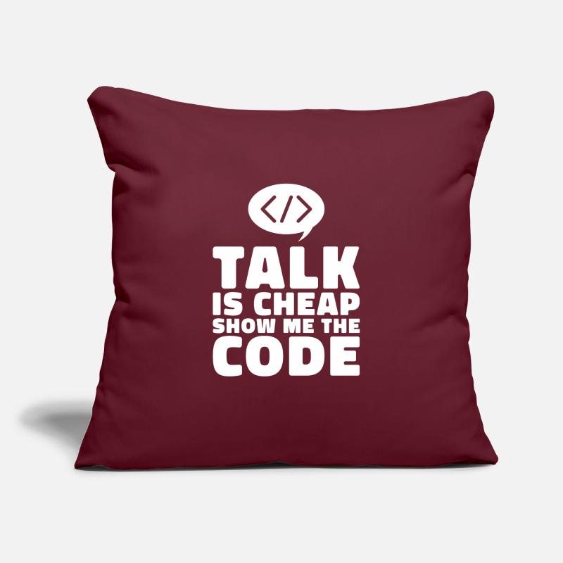 Programmierer Coder Software Entwickler Sofakissen mit Füllung 45 x 45 cm
