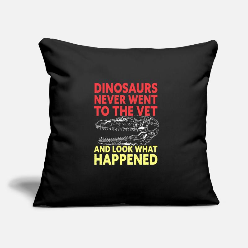 Funny Veterinary Dinosaur Veterinary Technician Sofakissen mit Füllung 45 x 45 cm