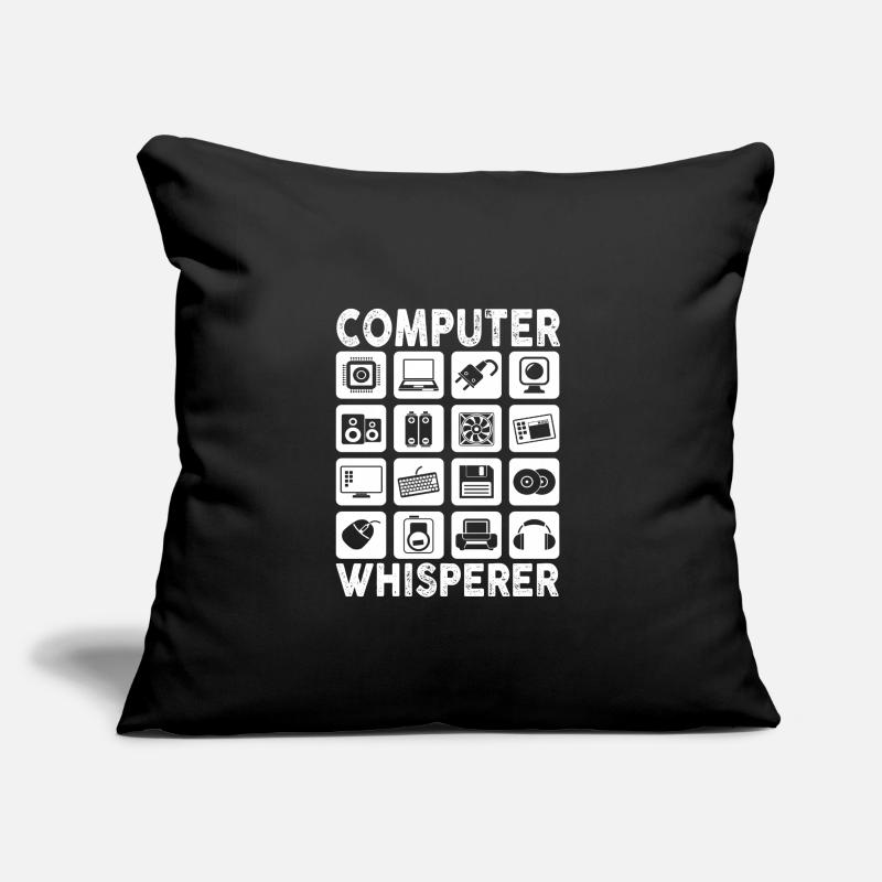 Computer Whisperer IT Tech Support Network Sofakissen mit Füllung 45 x 45 cm