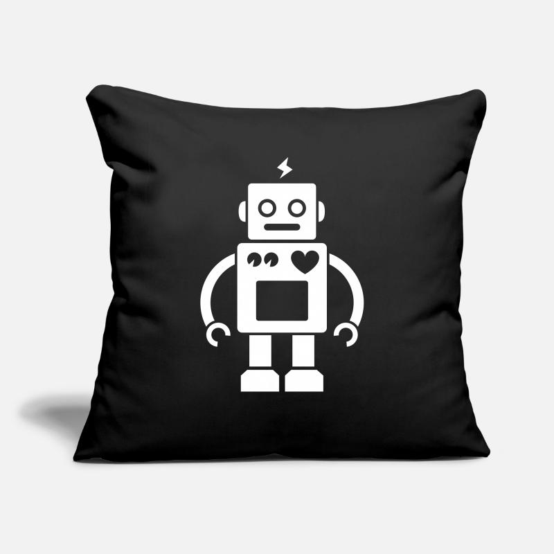 Robot #2_1c Sofa pillow with filling 45cm x 45cm