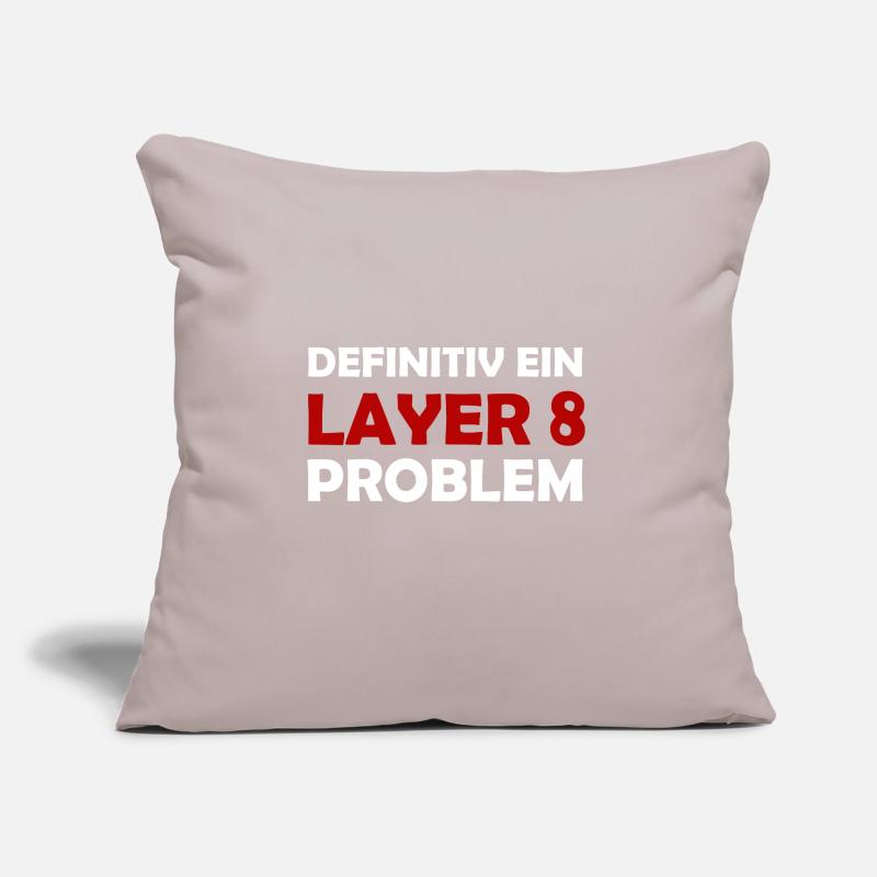 Definitiv Ein Layer 8 Problem IT Support Admin Sofakissen mit Füllung 45 x 45 cm