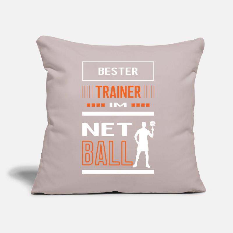 Bester Netball Trainer Netballtrainer Training Sofakissen mit Füllung 45 x 45 cm