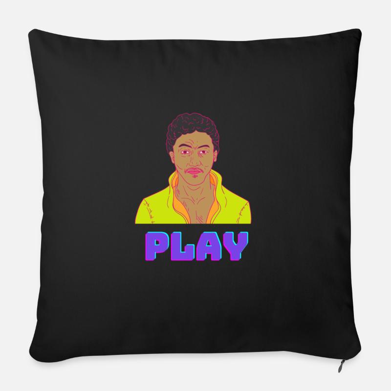 Neo Man Play - Sofakissen mit Füllung 45 x 45 cm - Schwarz
