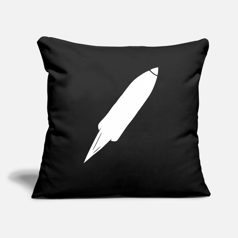 Vol spatial de fusée spatiale Coussin et housse de 45 x 45 cm
