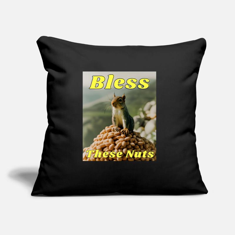 Bless These Nuts Sofa pillow with filling 45cm x 45cm