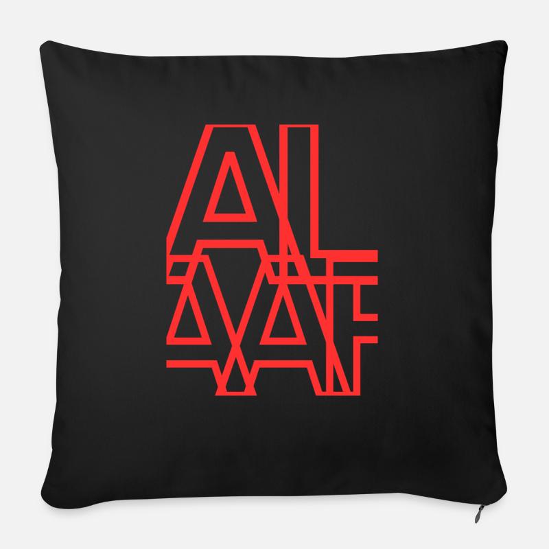 Alaaf Stlye - Sofakissen mit Füllung 45 x 45 cm - Schwarz