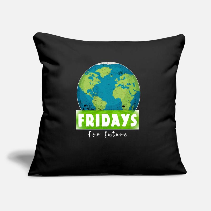Fridays For Future Stop Klima Co2 Protest Geschenk Sofakissen mit Füllung 45 x 45 cm