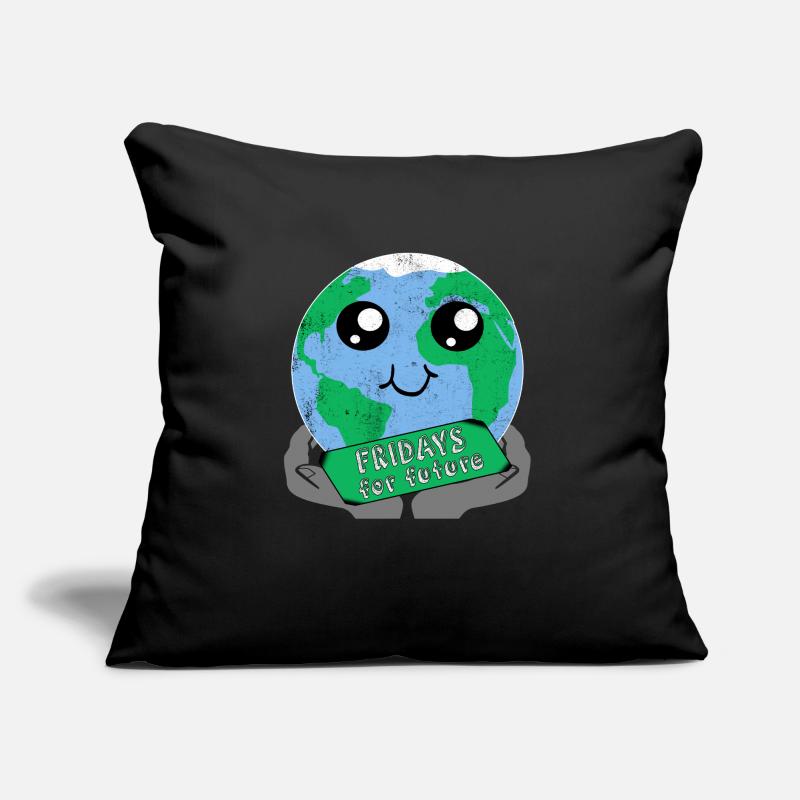 Fridays For Future Stop Klima Co2 Protest Geschenk Sofakissen mit Füllung 45 x 45 cm