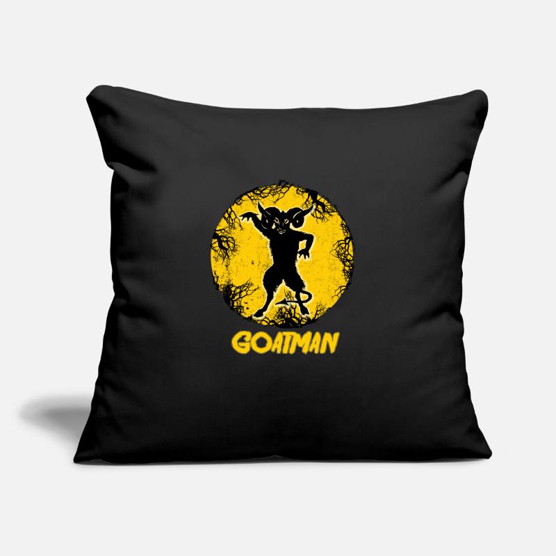 Goatman Sheepsquatch Kryptid Tier Monster Geschenk Sofakissen mit Füllung 45 x 45 cm