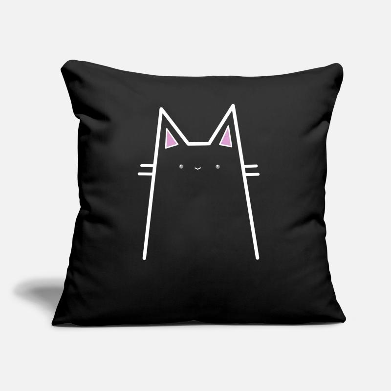 Conception de graphiques de chats Coussin et housse de 45 x 45 cm