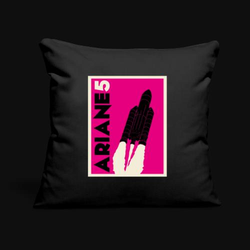 Launching Ariane 5 - pink version by ItArtWork - Sofa pillow with filling 45cm x 45cm