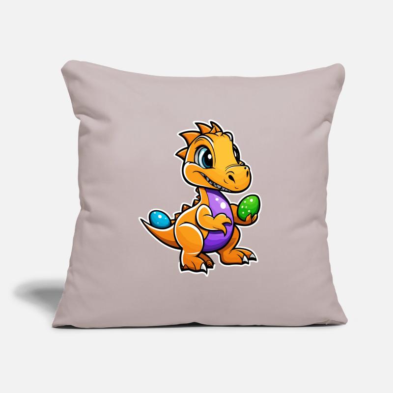 Dinosaur Easter Eggs Easter Sofa pillow with filling 45cm x 45cm