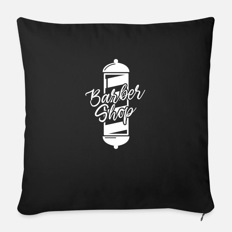 Barber Shop - Sofakissen mit Füllung 45 x 45 cm - Schwarz