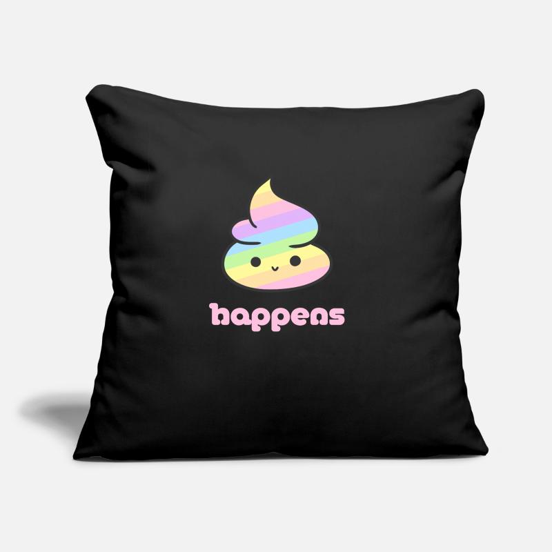 Merde arrive Coussin et housse de 45 x 45 cm