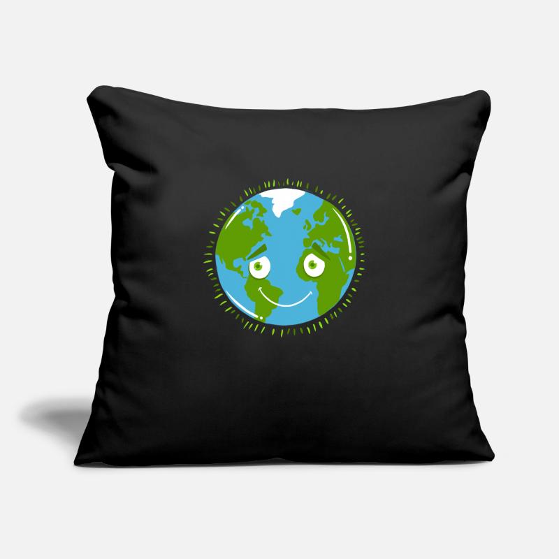 Planète timide TERRE Coussin et housse de 45 x 45 cm