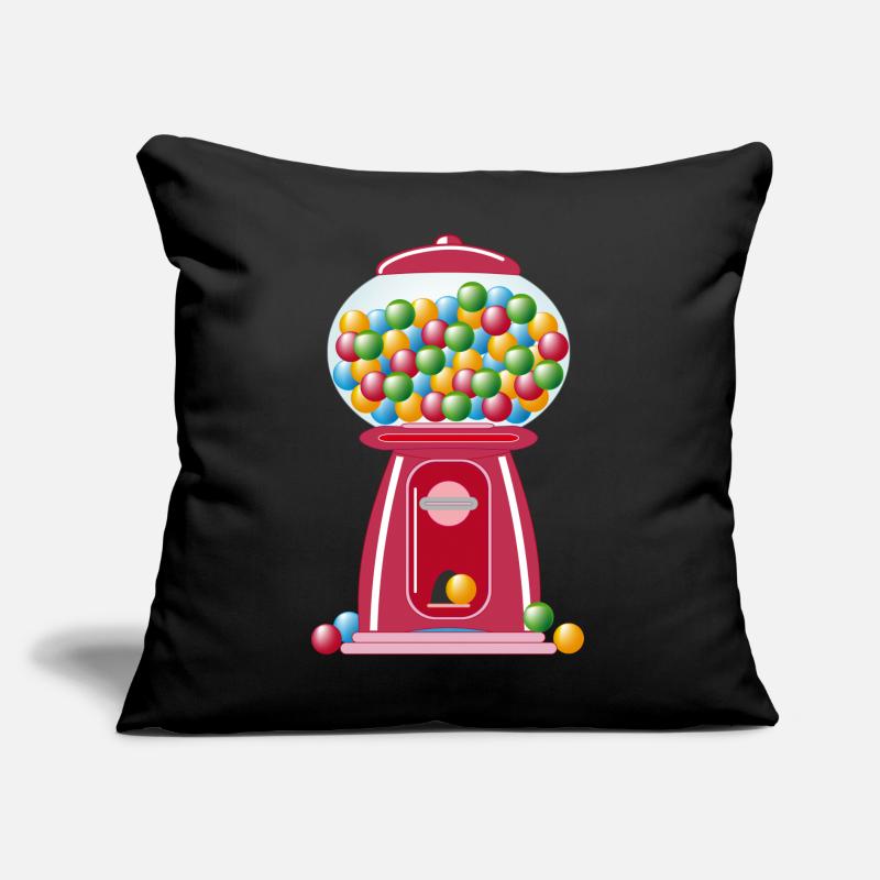 nostalgic red retro chewing gum vending machine Sofa pillow with filling 45cm x 45cm