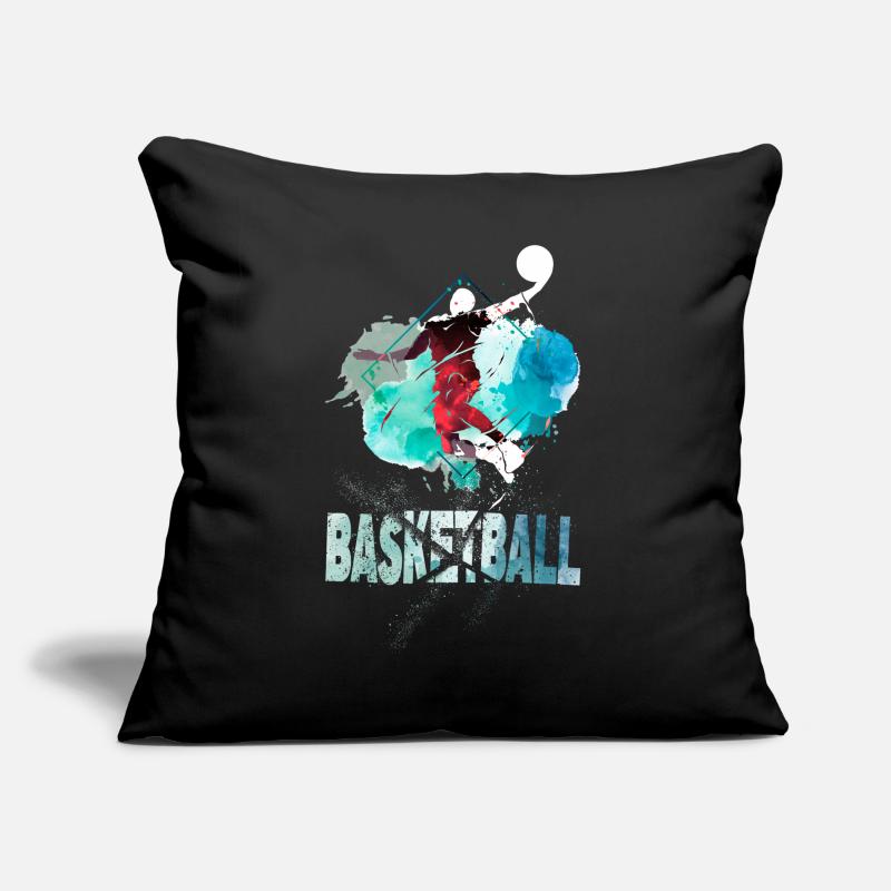 Basketteur Basketteur Dunking Splash Coloré Coussin et housse de 45 x 45 cm
