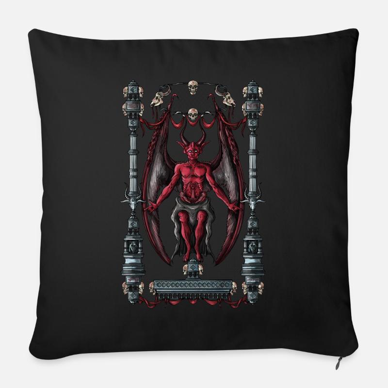 Untitled project - Sofa pillow with filling 45cm x 45cm - black