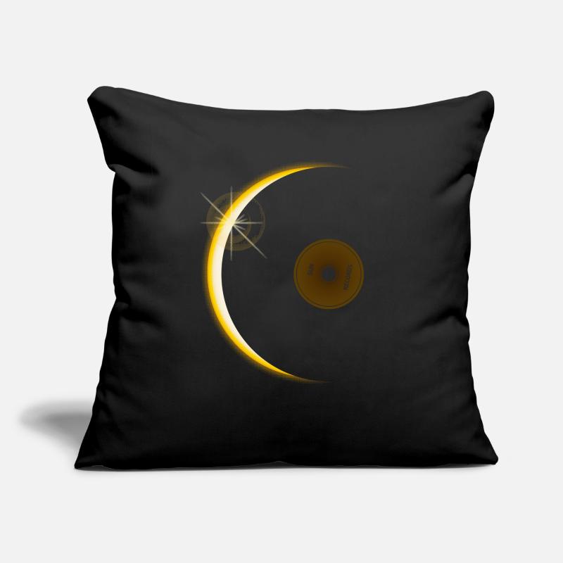 Vinyl eclipse Coussin et housse de 45 x 45 cm