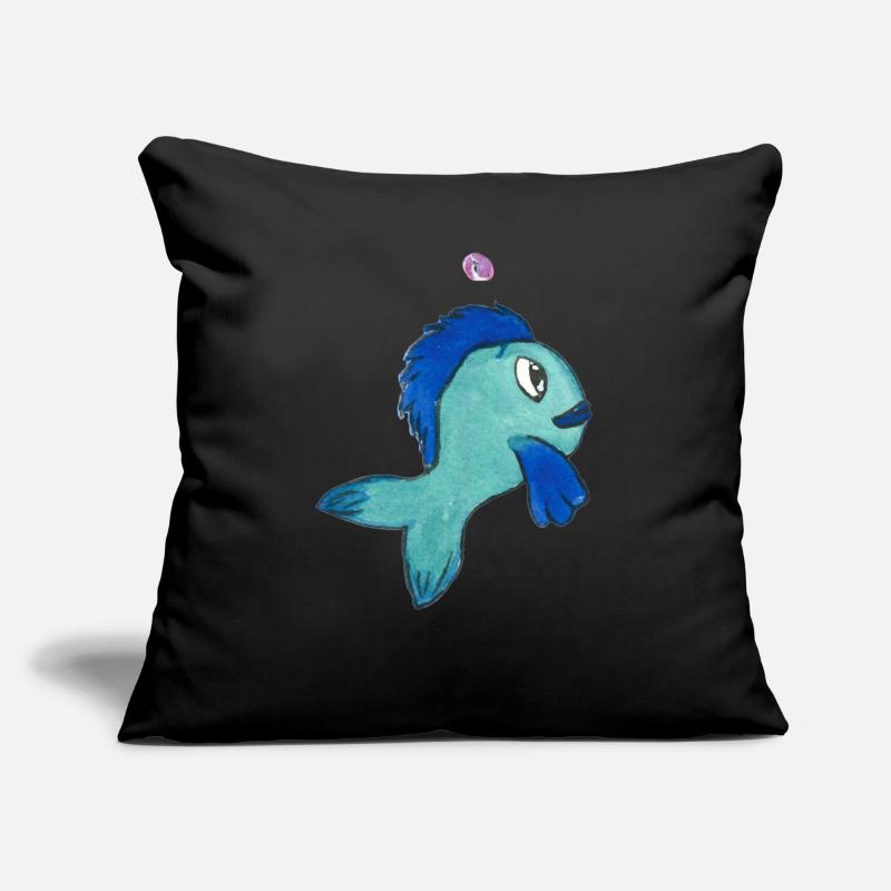 Fisch Forelle Sofakissen mit Füllung 45 x 45 cm