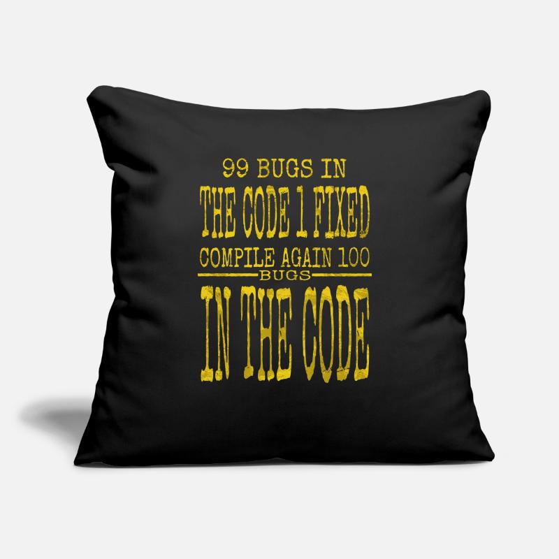 gift idea joke awesome c sharp programming happy Sofa pillow with filling 45cm x 45cm