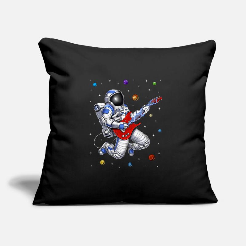 Space Astronaut Playing Guitar Sofa pillow with filling 45cm x 45cm