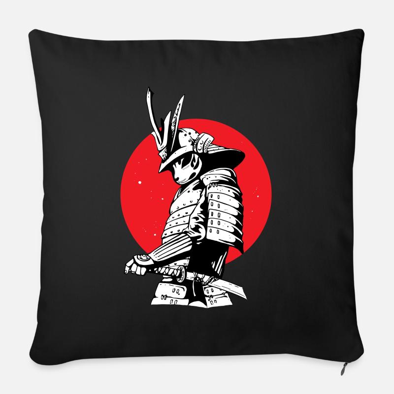 Kitsune - Sofakissen mit Füllung 45 x 45 cm - Schwarz