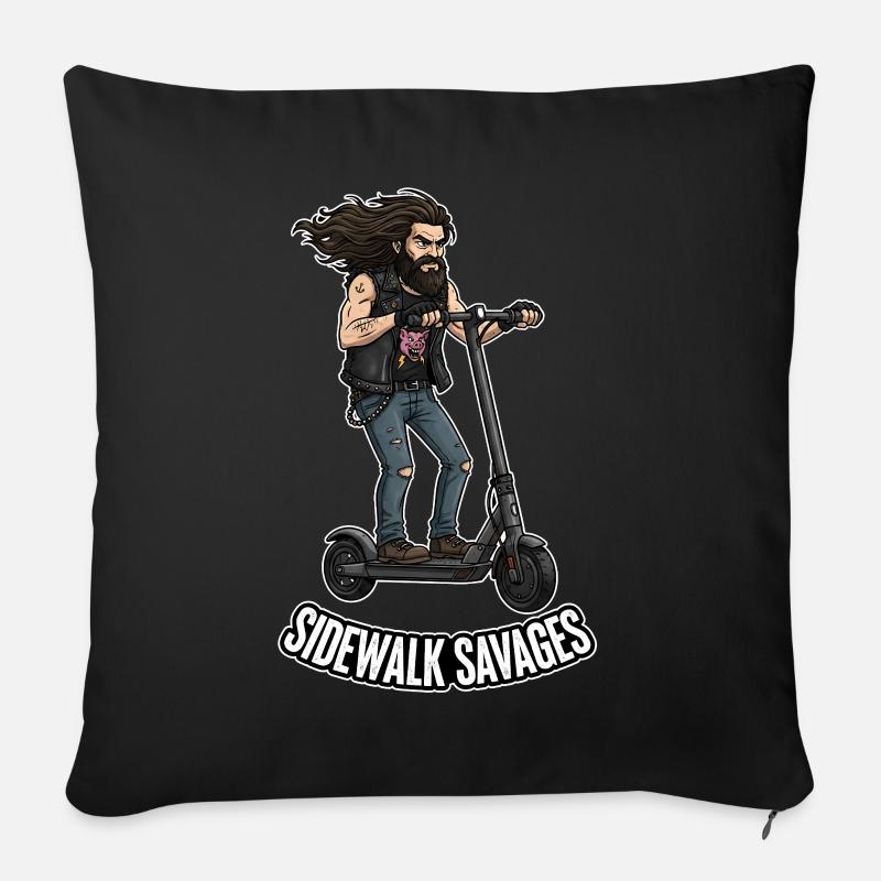 Sidewalk Savages - Sofakissen mit Füllung 45 x 45 cm - Schwarz