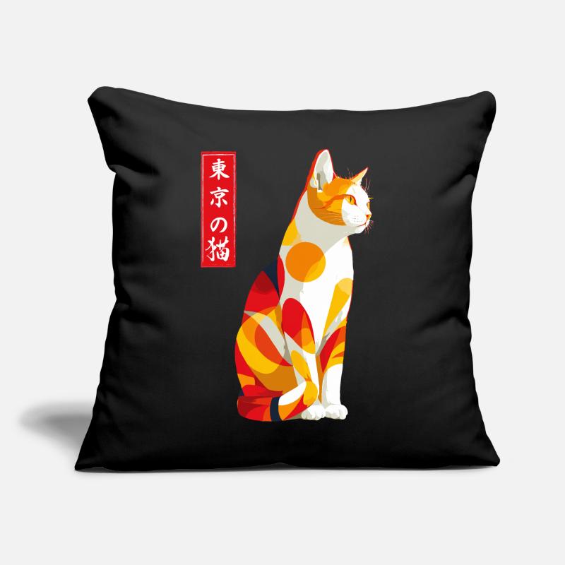 Chat de Tokyo Coussin et housse de 45 x 45 cm