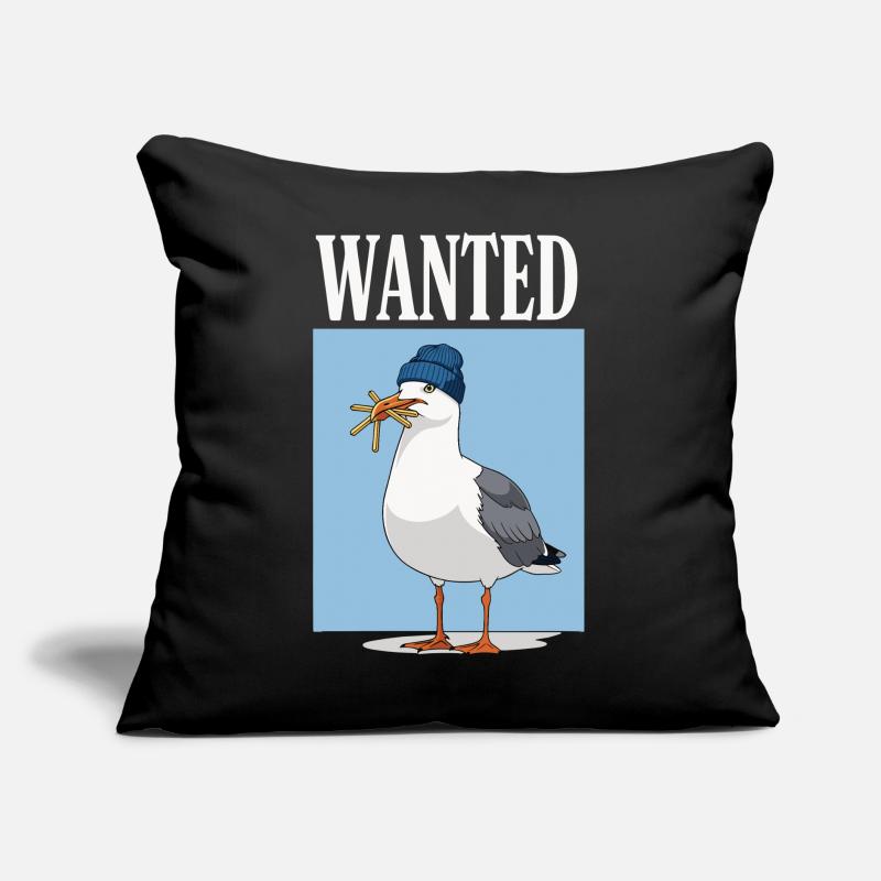 Gesucht Möwe Eiscreme Abenteuer Coussin et housse de 45 x 45 cm