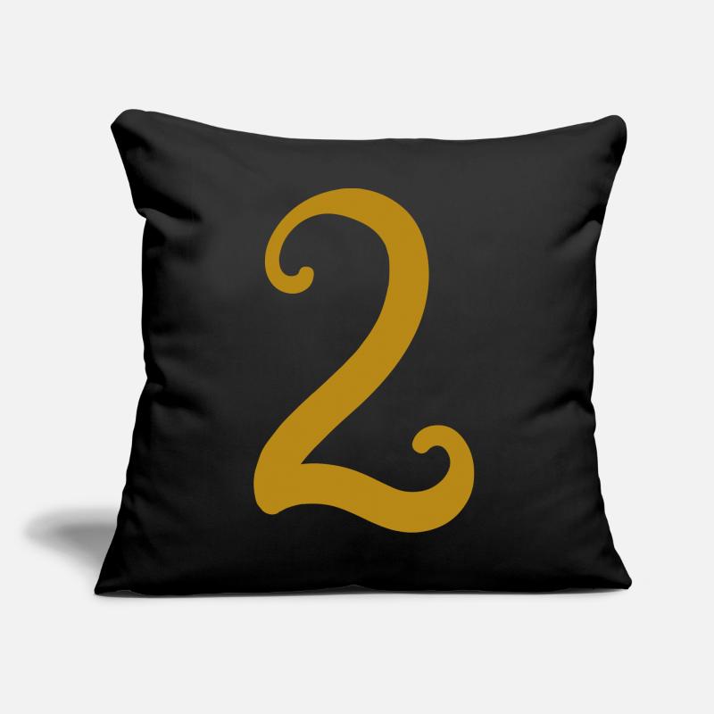 2 Sofa pillow with filling 45cm x 45cm