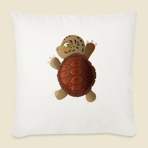 Bébé tortue - Coussin et housse de 45 x 45 cm