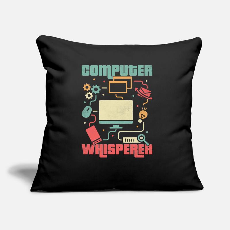 Don't Worry I'm From Tech Support IT Sysadmin Comp Sofa pillow with filling 45cm x 45cm