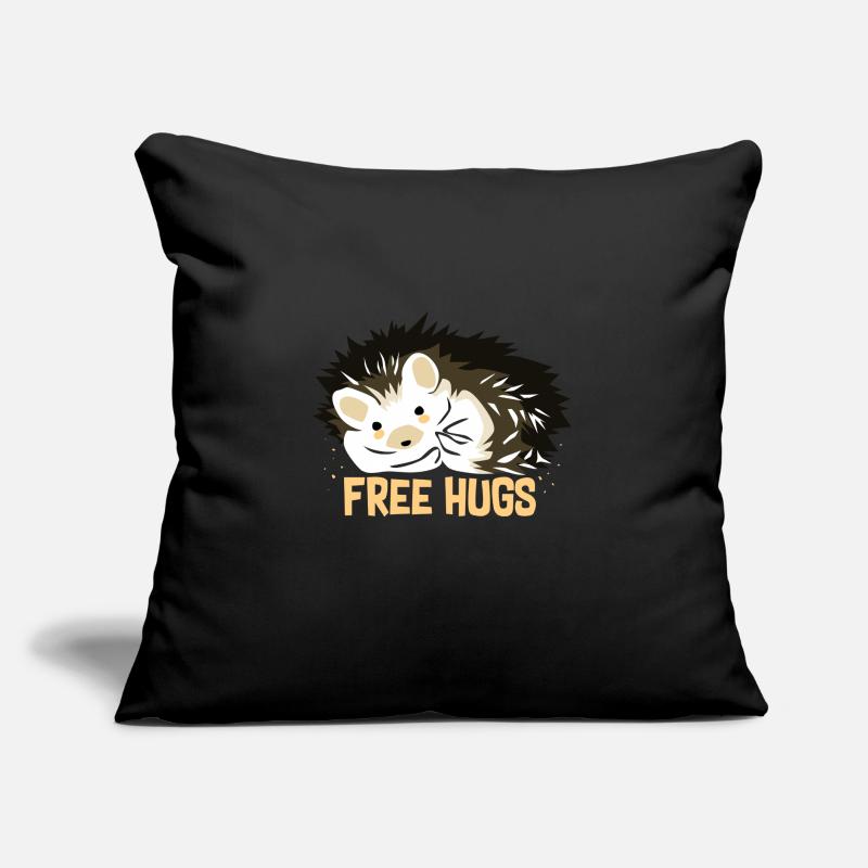 Étreinte du hérisson Coussin et housse de 45 x 45 cm