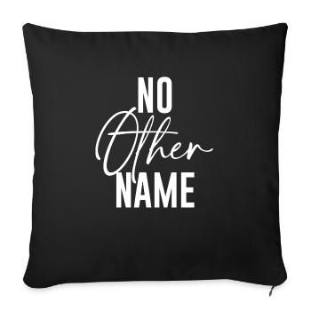 Pas d’autres noms - Coussin et housse de 45 x 45 cm - noir - Devant